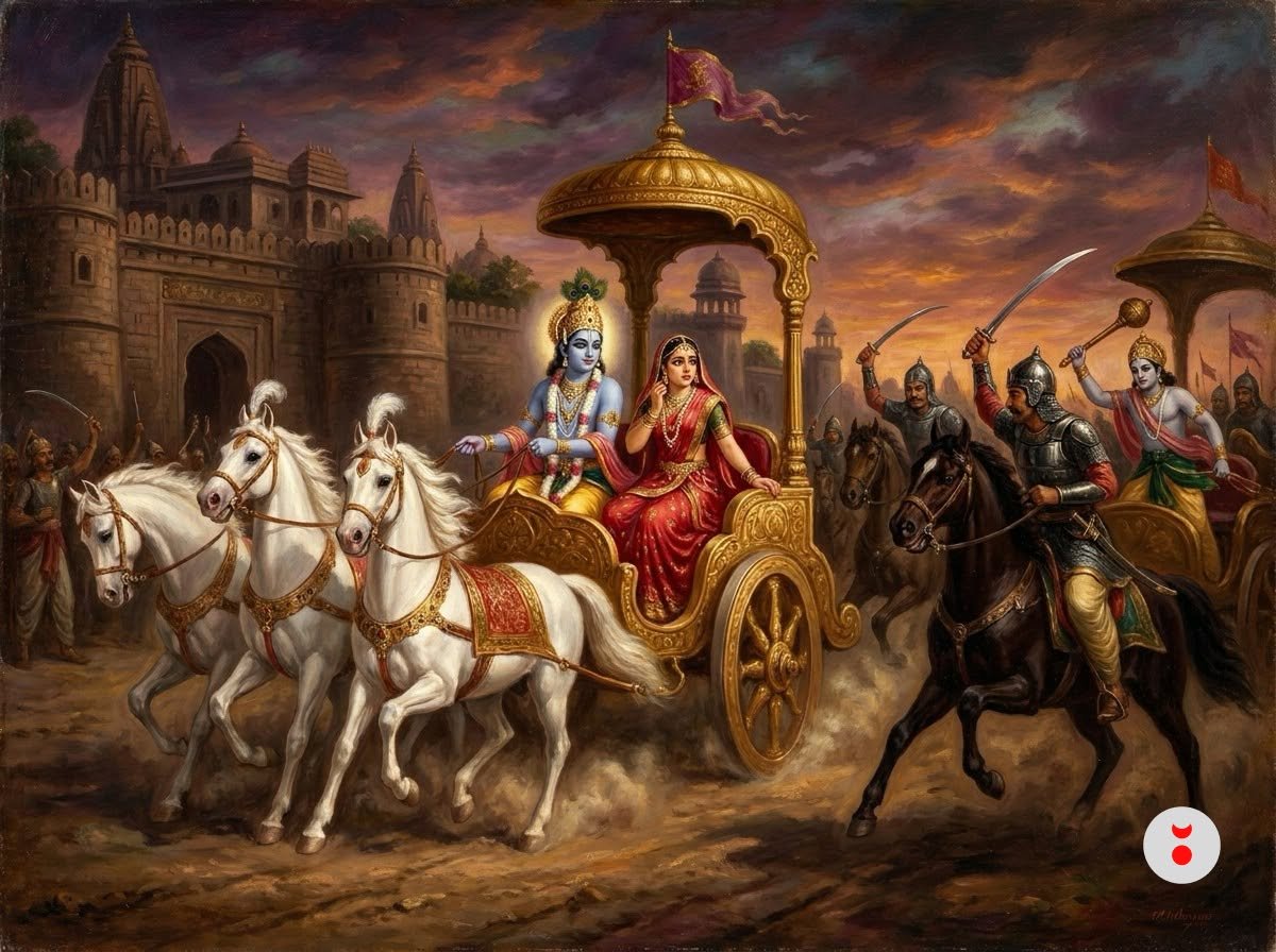 Rukmini Haran one of the most celebrated love stories in Hindu mythology